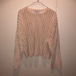 cream sweater